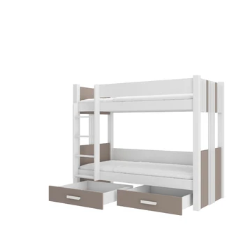 Double bunk bed with mattresses ARTA 180x80