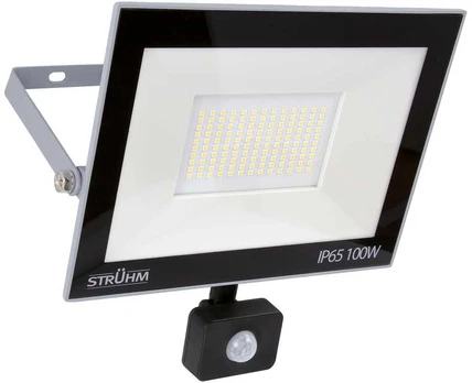 Ideus/Strühm Kroma slim LED SMD 100W prožektorius su judesio jutikliu, šaltas
