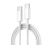 Laidas GoodBuy, 2 x USB-C, 1 m, balta, 18 W kaina
