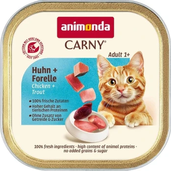 ANIMONDA CARNY karma dla kota Kurczak,pstrąg 85g