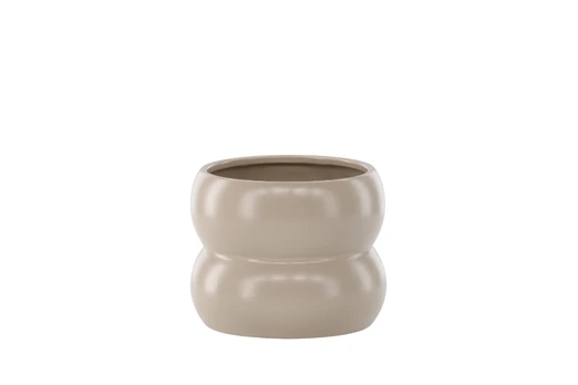 Dapne Pot - smėlio spalvos - 16*16*13cm