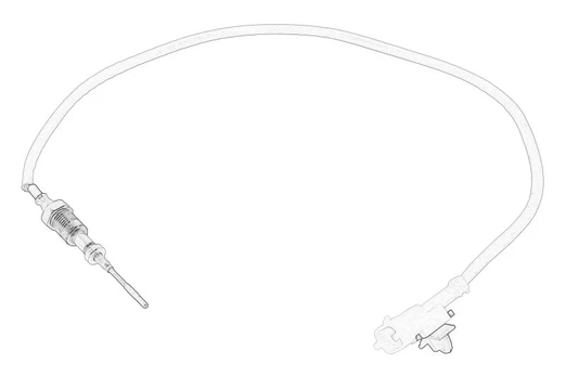 Išmetamų dujų temper. daviklis OE IVECO 5801856537