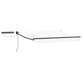 Elektrinė ištraukiama pavėsinė Baltas 3 x 2,5 m