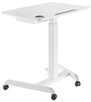 Stalas reguliuojamo aukščio Maclean Adjustable MC-903W, baltas