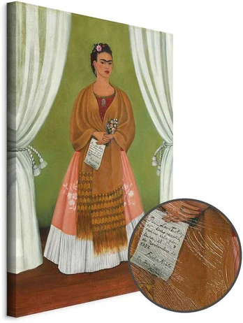 Artgeist Paveikslas - Frida Kahlo – Self-Portrait Dedicated to Leon Trotsky