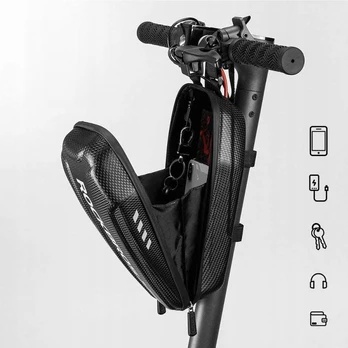 Rockbros B62 bicycle bag for handlebar or frame 2 l - juodas