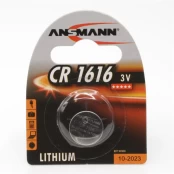 Elementai ANSMANN CR1616, 1vnt., litis, 3V kaina