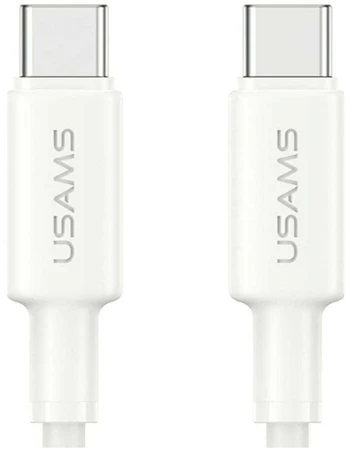 Kabelis USAMS U90 60W USB-C do USB-C balta