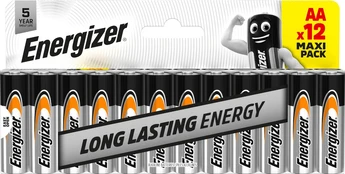 Energizer battery Everyday AA DHP12 kaina