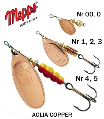 Sukriukė Mepps Aglia Copper 13 g
