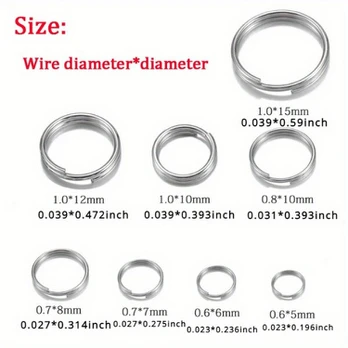 Plieno žiedai, 1.0x10mm