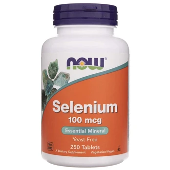 Now Foods Selenas 100 mcg - 250 tablečių