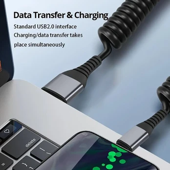 66W Greito Įkrovimo USB-C Kabelis