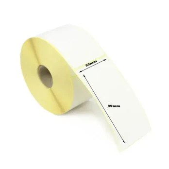 Adhesive Thermal Labels Vellum 50x99mm, 500pcs
