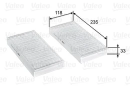 Filtras, salono oras VALEO 715812