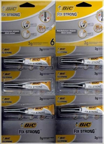 Klej 3 g Fix Strong op.12 vnt. BIC 9048261