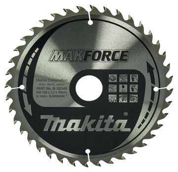 Pjovimo diskas Makita B-32340, 190 mm x 30 mm