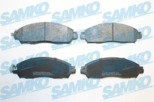 Stabdžių trinkelių rinkinys, diskinis stabdys SAMKO 5SP2056