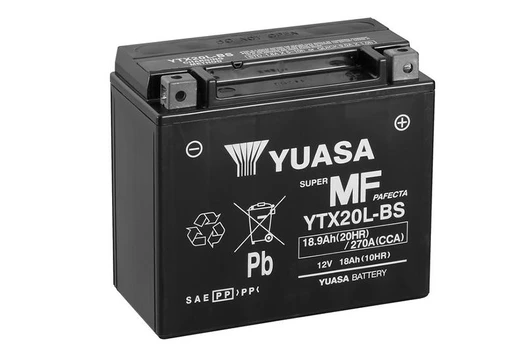 YUASA YTX20L-BS 18.9Ah (C20) akumuliatorius