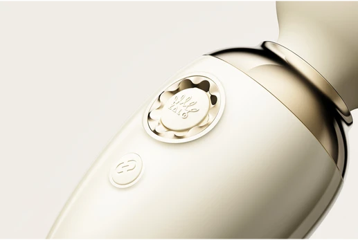 ZALO Ava Ivory Baltas Wireless Smart Wand Massager with App Control