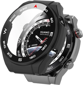 Apsauginis dėklas su stiklu 2in1 Huawei Watch Ultimate