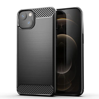 Hurtel Carbon Case skirtas iPhone 13 mini, juodas
