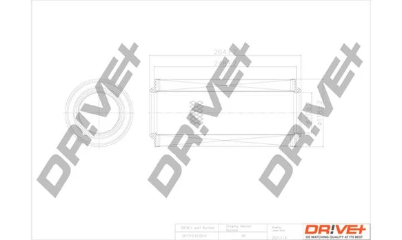 Oro filtras Dr!ve+ DP1110.10.0010