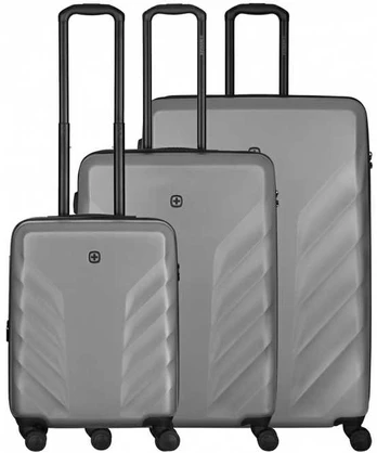 Kelioninis WENGER MOTION 3pc HARDSIDE CASES Set S-M-L, Ash Pilkas