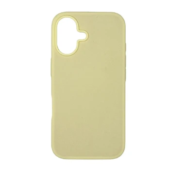 Riff Slim Soft Silicone Soft Back Cover Case for Apple iPhone 16 Lime