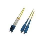 MicroConnect LC/UPC-SC/UPC 1.5m 9/125 OS2 SM Duplex LSZH OD: 2mm, 0.3db