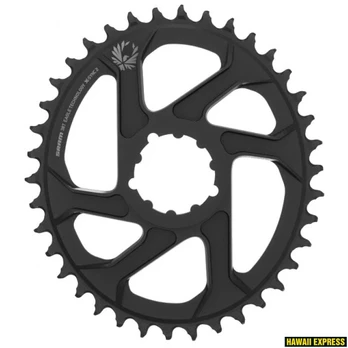 Priekinė žvaigždė SRAM X-SYNC 2 Oval 38T Direct Mount 3mm Offset Boost Alum Eagle Black