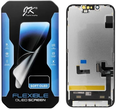JK LCD ekranas, skirtas IPHONE 14 SOFT OLED (keisti IC)