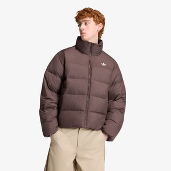 adidas Stand Collar Regen Jacket Aurora Coffee - Dydis M (KR7188 Striukės)