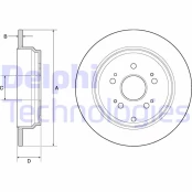 Stabdžių diskas DELPHI BG4694C kaina