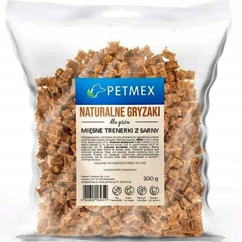 Petmex Mięsne Trenerki z Sarny su stirniena, 500 g