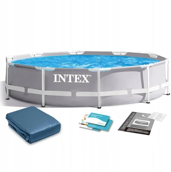 Intex 26700np Apvalus Stelažinis Sodo Baseinas 305x76 cm