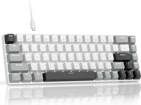 Magegee MK-BOX Grey-White, Blue Lighting, Red Switch, US