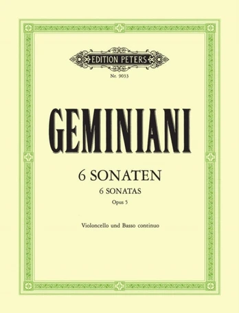 6 Sonatas Opus 5