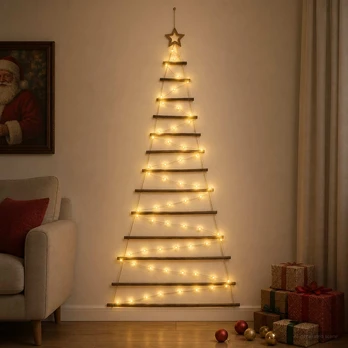 Kabantis Kalėdų medis 180 cm 100 LED Šilta balta