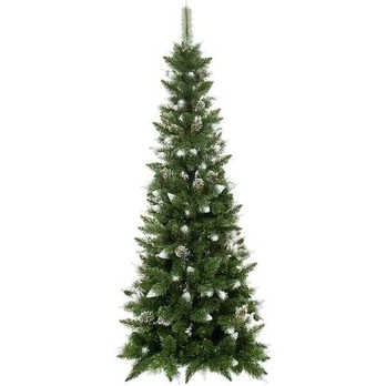 Dirbtinė Kalėdų eglutė Springos Slim Diamond Pine CT0135, 220 cm, su stovu