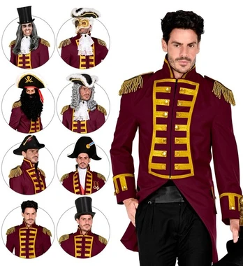 Vyriškas „BURGUNDY PARADE COAT“