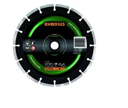 Rhodius Deimantiniai pjovimo diskai LD50 230x7,0x2,4x22,23