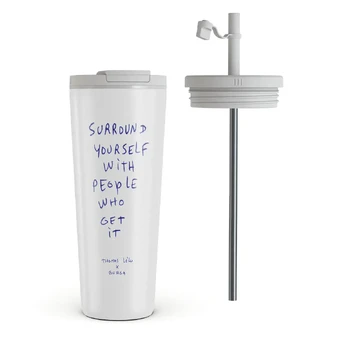 Get It - Travel Mug, 700 ml / Flap & Straw Set