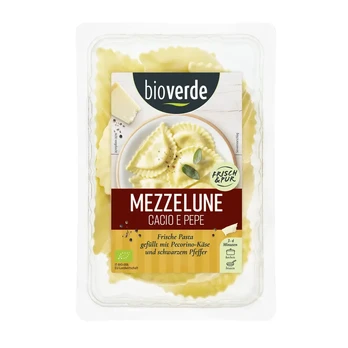 Švieži virtiniai su sūriu MEZZELUNE CACIO E PEPE