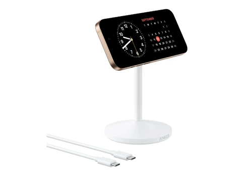 Anker MagGo Wireless Charger Single Stand White
