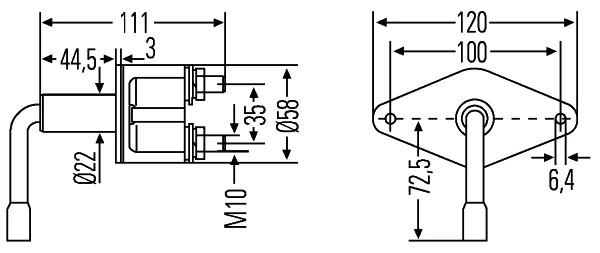 pagrindinis jungiklis, akumuliatorius HELLA 6EK001 559-001