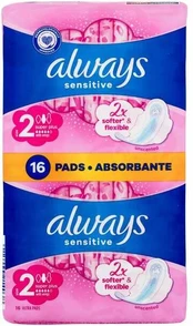 Always Sensitive Super Plus 16vnt Moterims Vložka kaina