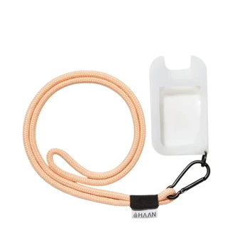 haan , Hand Sanitizer, With Neck Lanyard, Protective Case, Oranžinis