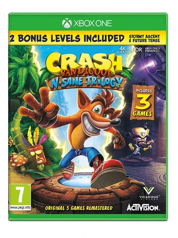 Crash Bandicoot N'sane Trilogy Remastered Xbox One