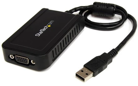 "StarTech.com" USB-VGA adapteris - 1920x1200, 2.0, A tipo USB, VGA (D-Sub) išvestis, 1920 x 1200 taškų